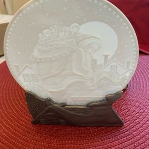 Partylite Santa Tea Light Holder P7665 New in Box